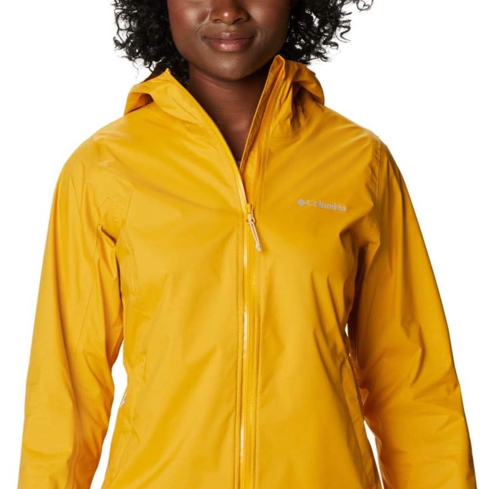 Columbia Medium Yellow Raincoat